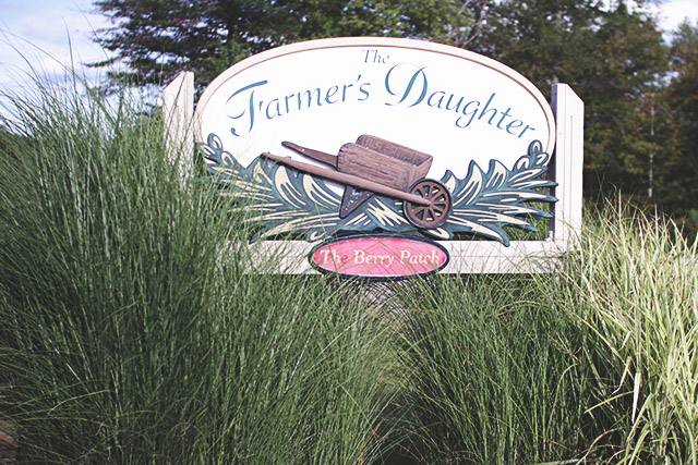 The Farmers Daughter Sign