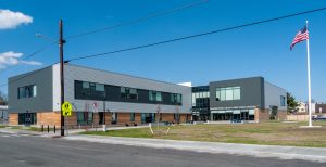 Blackstone Valley Prep High School, Valley Falls, Cumberland, Rhode Island. Opened 2017.